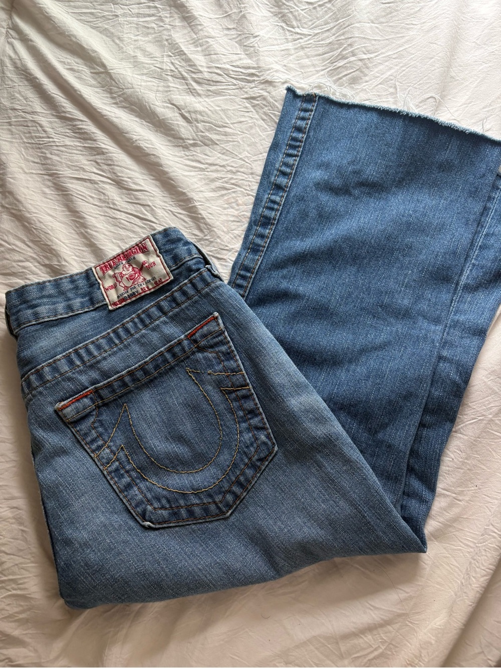 True Religion Cut Capris - Picture 1 of 6